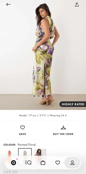 Floral Dress Multi Size 6 thumbnail 2