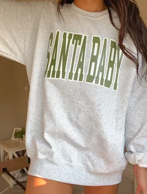 Santa Baby crewneck thumbnail 1
