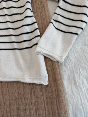 Wishlist Black & White Striped Sweater thumbnail 4