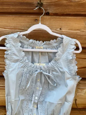 Sorella Light Blue Size XS Shelby Sleeveless Cropped Blouse Top Few Moda thumbnail 8
