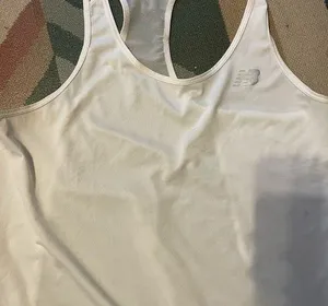 New Balance White Tank Top thumbnail 1