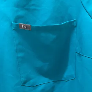 FIGS Catarina scrub top size 3X light blue shirt thumbnail 10