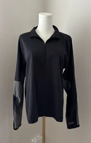 Nike black quarter zip windbreaker jacket (S) thumbnail 1