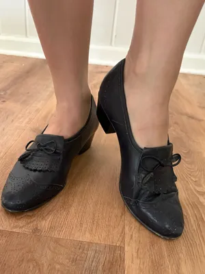 40s style loafer heels Blue Size 8.5 thumbnail 1