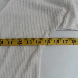 Bongo Cardigan Cropped Button Cream Long Sleeve Preppy Grunge Sweater Top Lg thumbnail 6