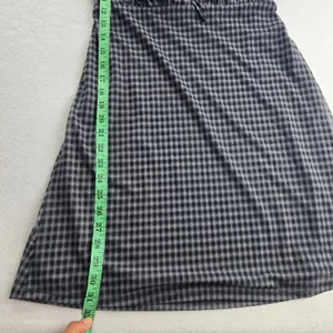 Aeropostale‎ Gingham Y2K Mini Dress Black White Checkered Empire Waist XS thumbnail 10