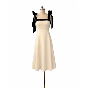Petal & Pup Olinda Midi Dress Oatmeal Black Size Small NWT thumbnail 6