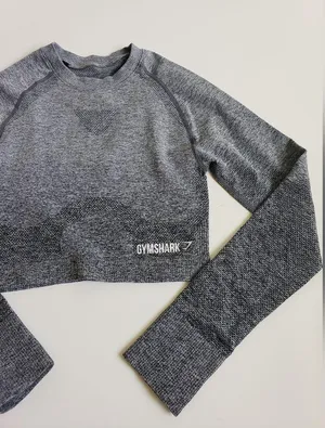 Gymshark Cropped Athletic Sports Top thumbnail 3