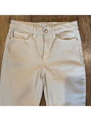 Good American Good Classic Stretch-Denim Slim-Leg Jeans 4 thumbnail 3