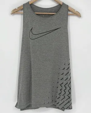 Nike Dri-Fit Tank Top Gray & Black Size Large thumbnail 10