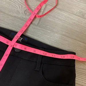 Paige luxe ponte high rise Velvet lace up pants‎ black sz 26 thumbnail 3