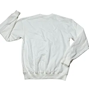 Sporty & Rich Crew Neck White Sweatshirt Oversized Street Wear thumbnail 9