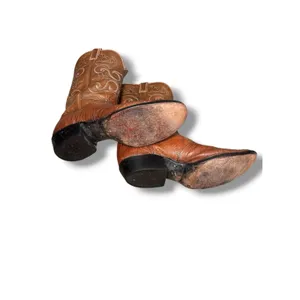 Vintage Tony Lama Lizard Western Cowboy Boots Brown Leather Men’s 10.5 D‎ Boho thumbnail 9