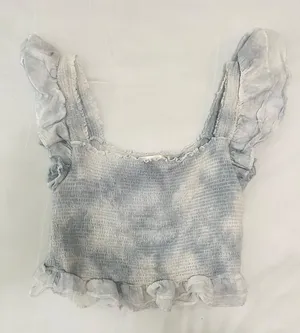 Love Shack Fancy Top Blue thumbnail 2