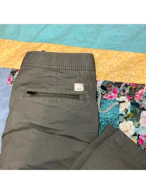Vuori $98 Ripstop Wideleg Woman’s S Olive Green Elastic Waist Pants thumbnail 3