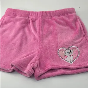 Disney Pink Fleece Shorts with Cat Design thumbnail 9