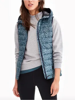 Lole Quilted Duck Down Vest Size Medium thumbnail 2