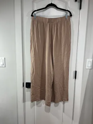 Double Zero Beige Palazzo Pants, thumbnail 6