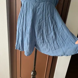 Free People (intimately) Liaisons Tie-Front Blue Romper thumbnail 7