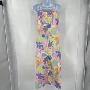 Chi Chi Satin Slip Dress Sz 10 Y2K Coquette Pastel Florall Festival Maxi Resort thumbnail 6