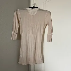 Young Fabulous & Broke Sheer Ribbed Henley Tunic Distressed Boho Style Large thumbnail 11