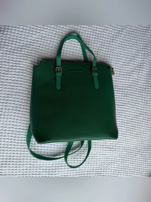 Montana West Green Tote with Gold Buckle Accents thumbnail 2