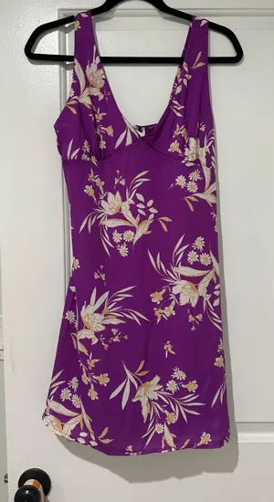 Floral Print Dress Multi Size L thumbnail 1