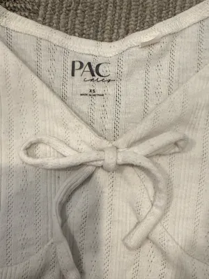 PacSun Top White Crop thumbnail 2