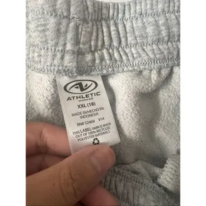 Athletic Works Gray Joggers Girls XXL 18 Fits Womens XS Sweatpants Stained Back thumbnail 6