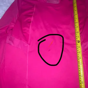 Layer8 hot pink quick dry long sleeve tee with mesh shirt top woman’s large thumbnail 7