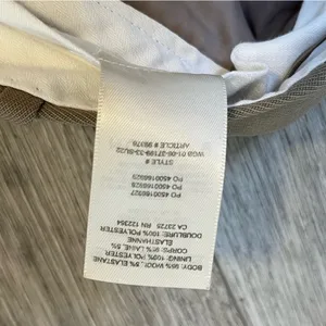 ARITZIA Babaton Agency Pant Wool Trousers Tan Front Crease Minimalist like new 0 thumbnail 8