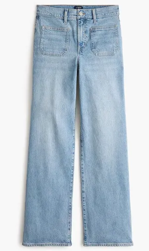 J.Crew Wide-Leg Crop Jeans thumbnail 1