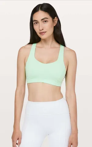 lululemon athletica Free To Be Serene Bra‎ — Light Mint 4 thumbnail 1