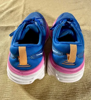 HOKA Bondi 8 Women’s Size 8 Coastal Sky Blue Pink Running Shoes 1127952 thumbnail 8