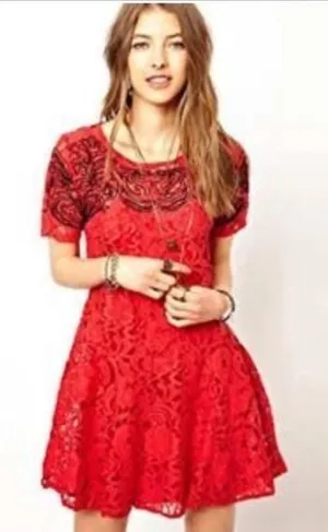 Free People Lace‎ Dress thumbnail 1