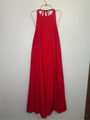 Free People Halter Beachside Tide Maxi Dress thumbnail 2