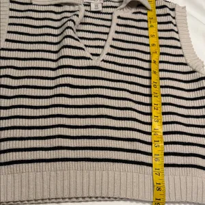 Sincerely Jules Striped V-Neck Sweater Vest thumbnail 8