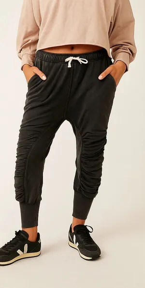 FP Movement‎ Rematch Tapered Leg Drawstring Pants Relaxed Fit Stretch Size XS thumbnail 1