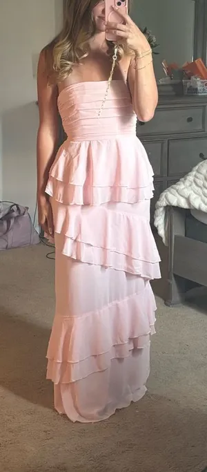Hello Molly Pink Maxi Dress thumbnail 1