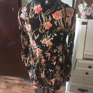 Free People tulip print babydoll oversized blouse thumbnail 5