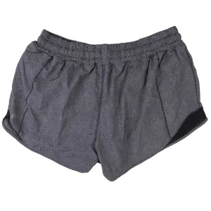 Lululemon Women's Black Gray Polka Dots High Rise Running Athletic Shorts Size M thumbnail 2