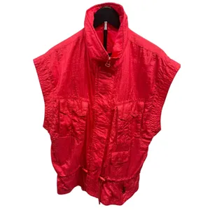 Vintage 80'S Lavon‎ Sport Women's Medium Neon Pink Retro Nylon Ski Vest Jacket thumbnail 3