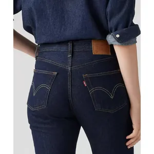 Levi's 26x28 Premium 501 Original Fit Women's Jeans Deep Breath - Dark Wash thumbnail 4
