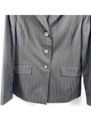 Evan-Picone Women’s Black Pinstripe 2-Piece Pant Suit Size 8 thumbnail 6