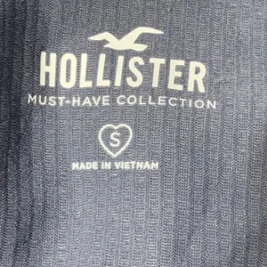 Hollister Ribbed Scoop‎ Neck Top Womens Small Blue Short Sleeve Must-Have Tee thumbnail 5