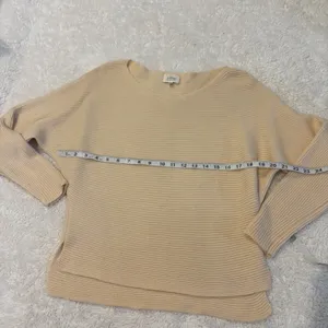 Aritzia Wilfred Merino Wool Pullover Knit Sweater Classic Preppy Chic Old Money thumbnail 5