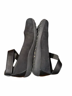 Clay Comfortable Black Mary Jane Flats with Ankle Strap 9 thumbnail 3
