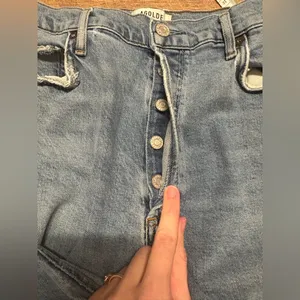 Agolde Nico High-Rise Slim Organic Cotton/Lyocell Blend Jeans Size 29 thumbnail 2