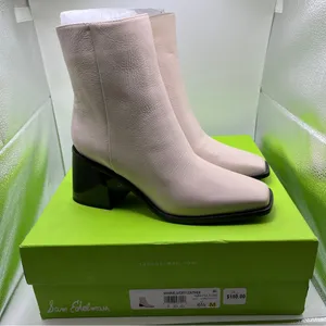 NWB Sam Edelman Women's Winnie Boots size 6.5 block heel ankle heels 1214 thumbnail 2