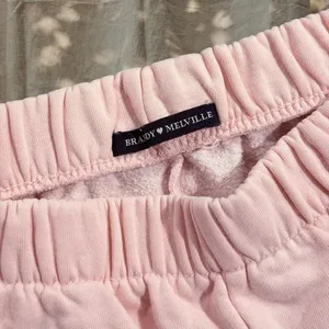 Vintage Brandy Melville | Baby Pink Jogger Sweatpants thumbnail 3